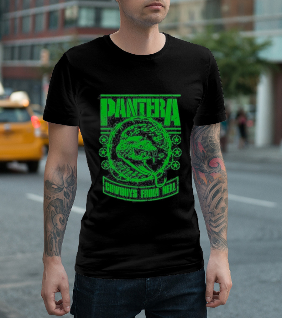 Pantera Snake Cowboys From Hell T-Shirt