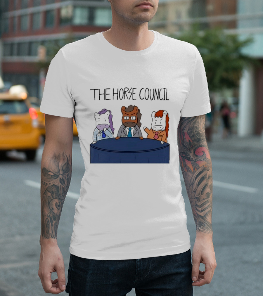 The Horse Council Meeting with Jimothy and Friends T-Shirt