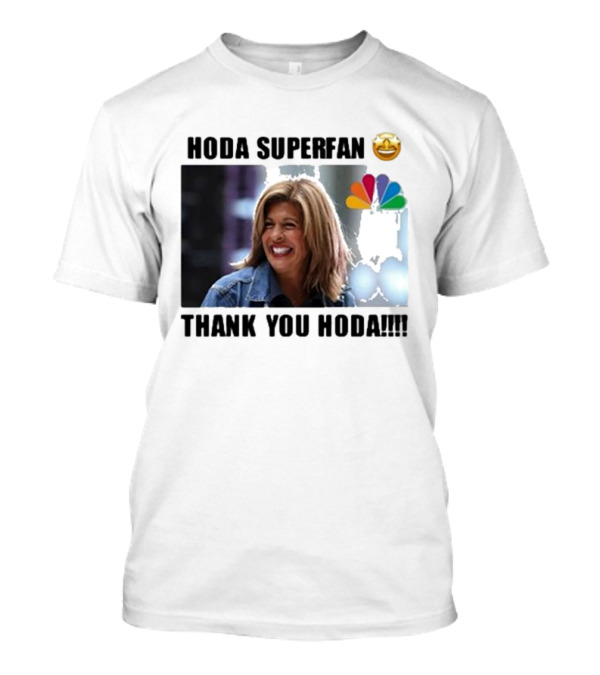 Hoda Superfan Thank You Hoda NBC Smiley Face T-Shirt