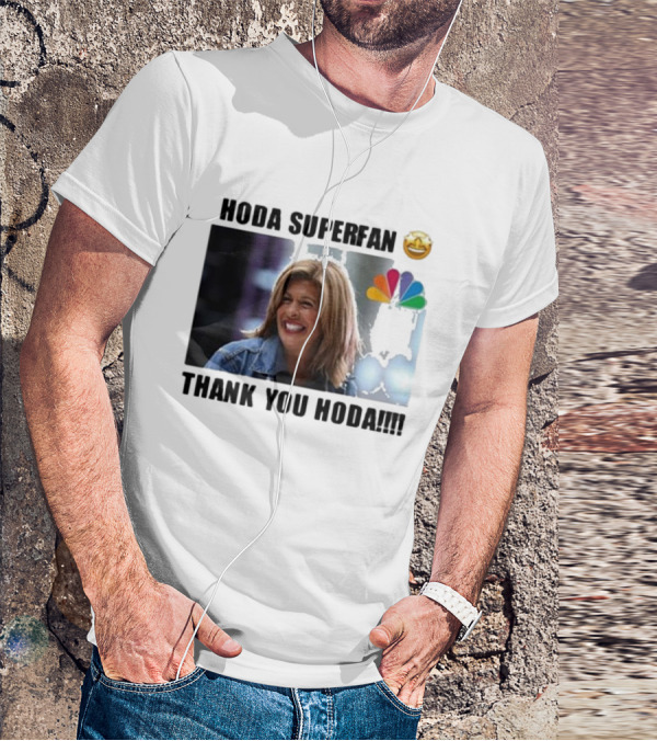 Hoda Superfan Thank You Hoda NBC Smiley Face T-Shirt