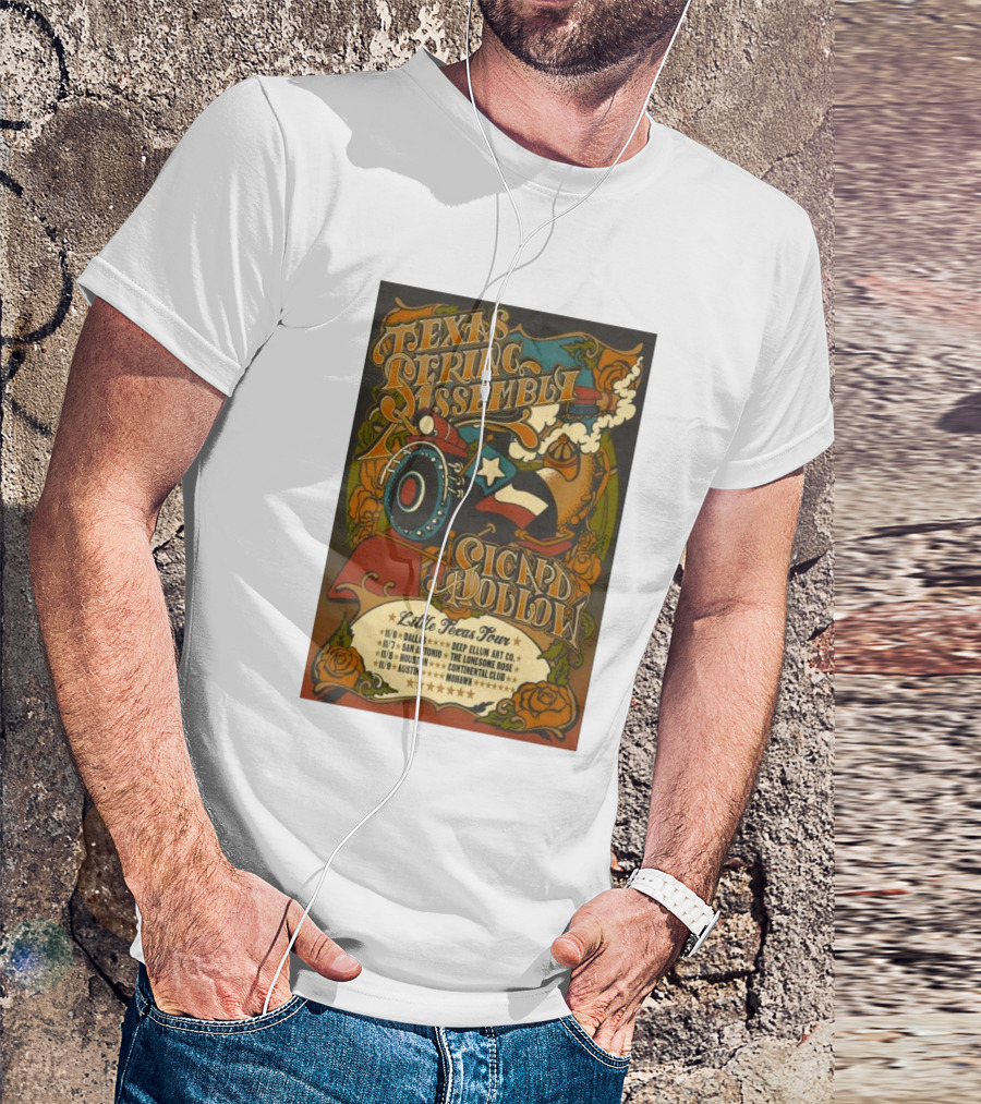Texas String Assembly Sicard Hollow Little Texas Tour Dallas San Antonio Houston Austin November T-Shirt