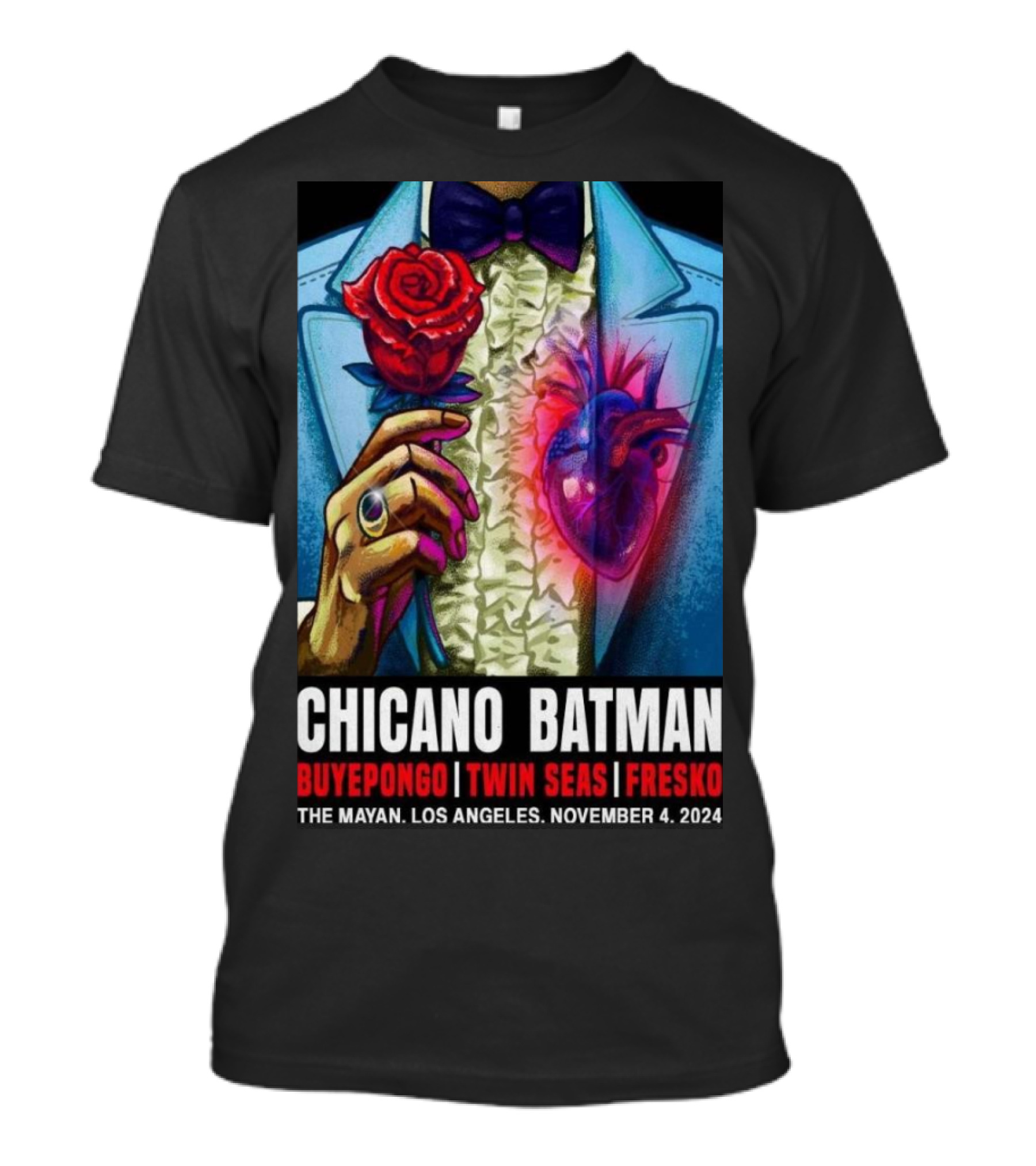Chicano Batman Buypongo Twin Seas Fresko The Mayan Los Angeles November 4 T-Shirt