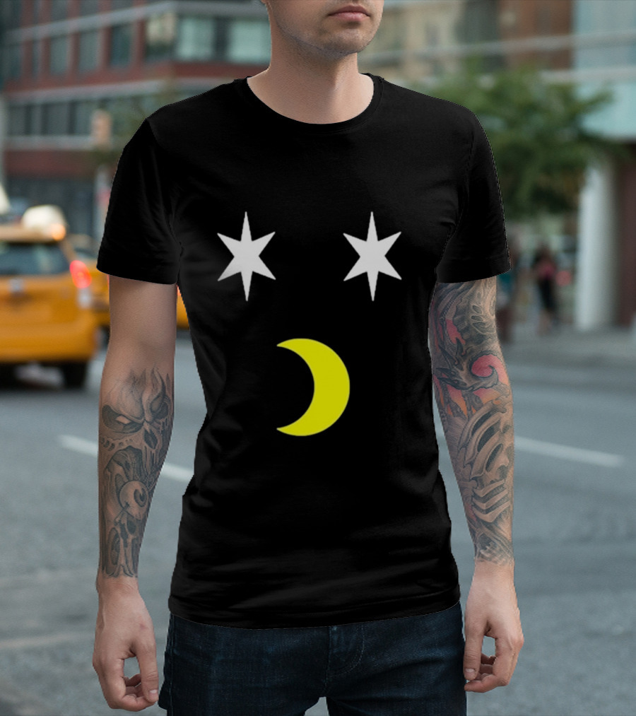 Kamala The Ugandan Giant Moon Stars T-Shirt