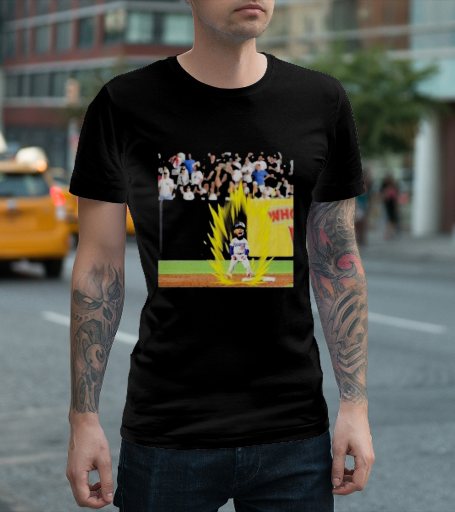Doyers Dave Teoscar Walks It Off Super Saiyan Baseball Moment T-Shirt