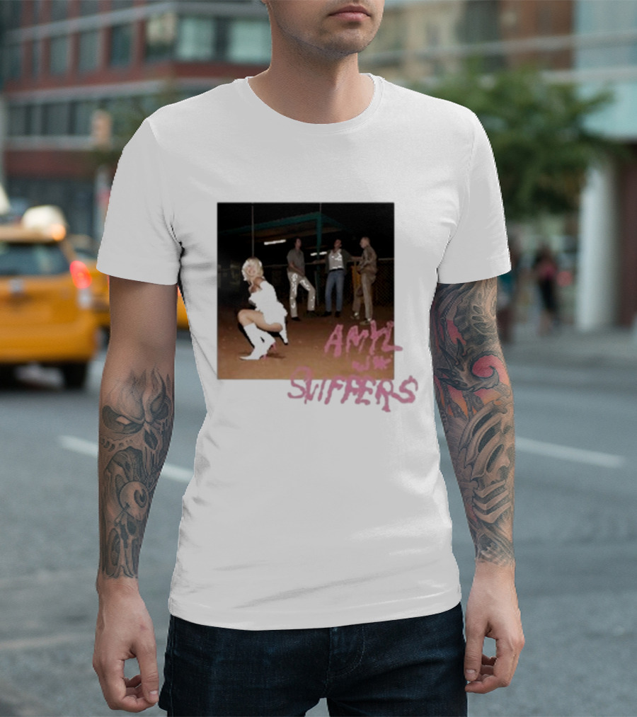 Amyl And The Sniffers Nighttime Band Image Tour T-Shirt