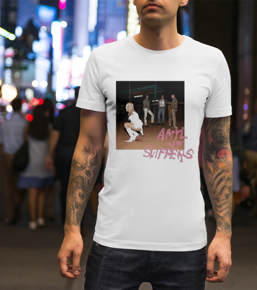 Amyl And The Sniffers Nighttime Band Image Tour T-Shirt