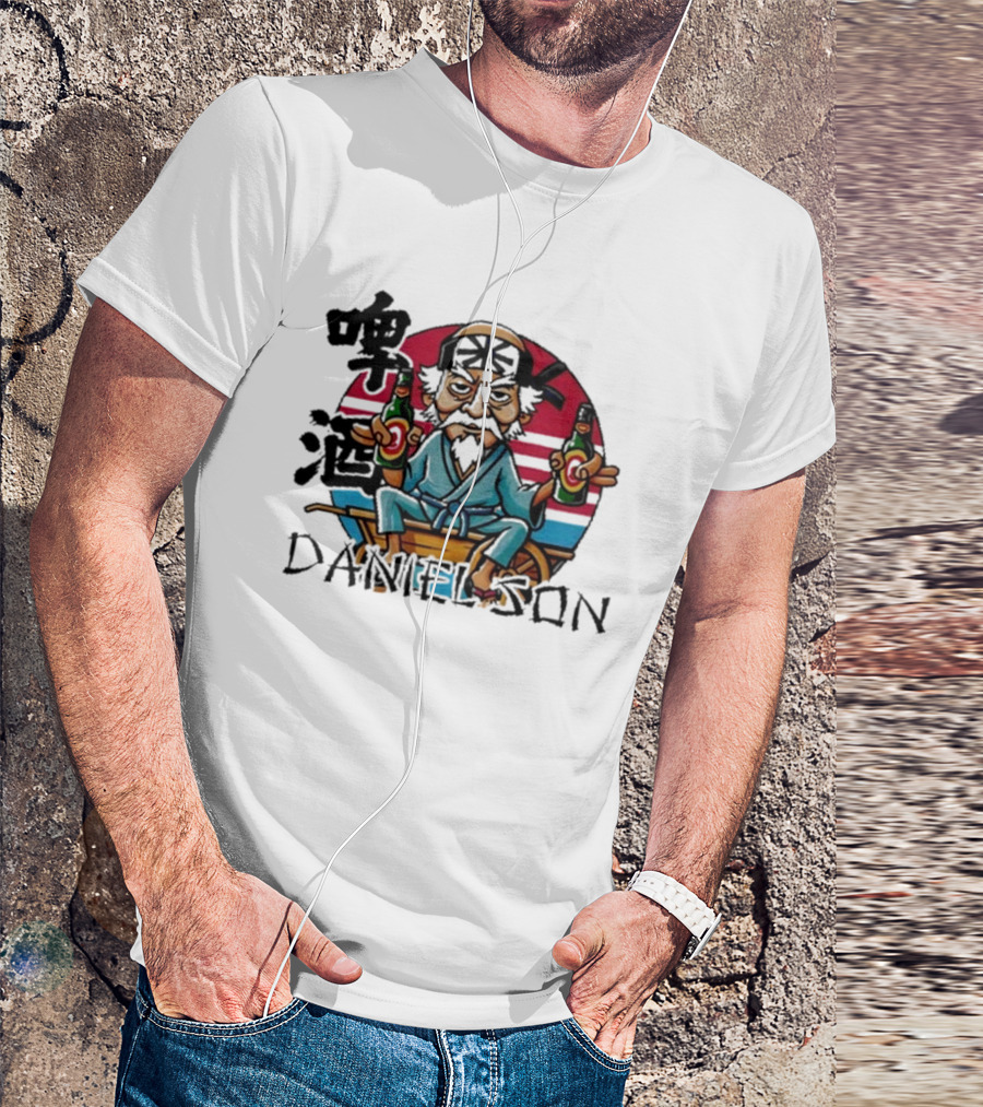 Mashtag Brady Daniel Son Parody Character Martial Arts Elder With Bottles T-Shirt