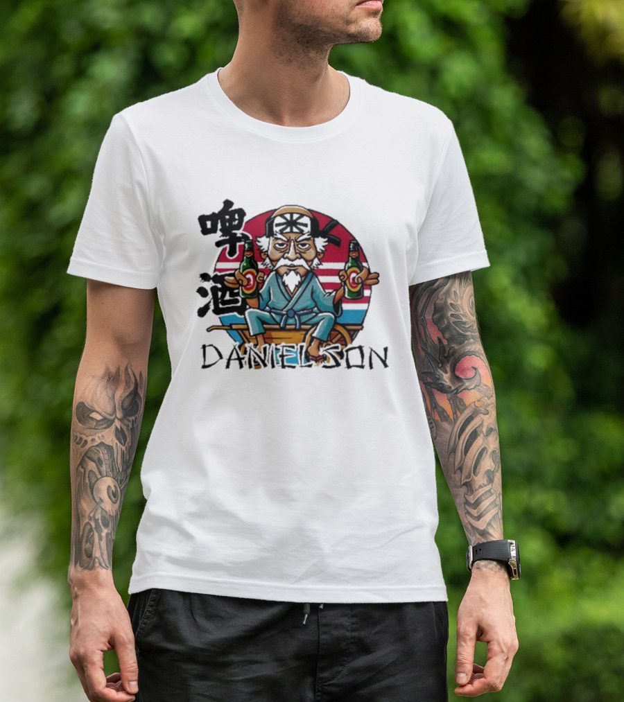 Mashtag Brady Daniel Son Parody Character Martial Arts Elder With Bottles T-Shirt