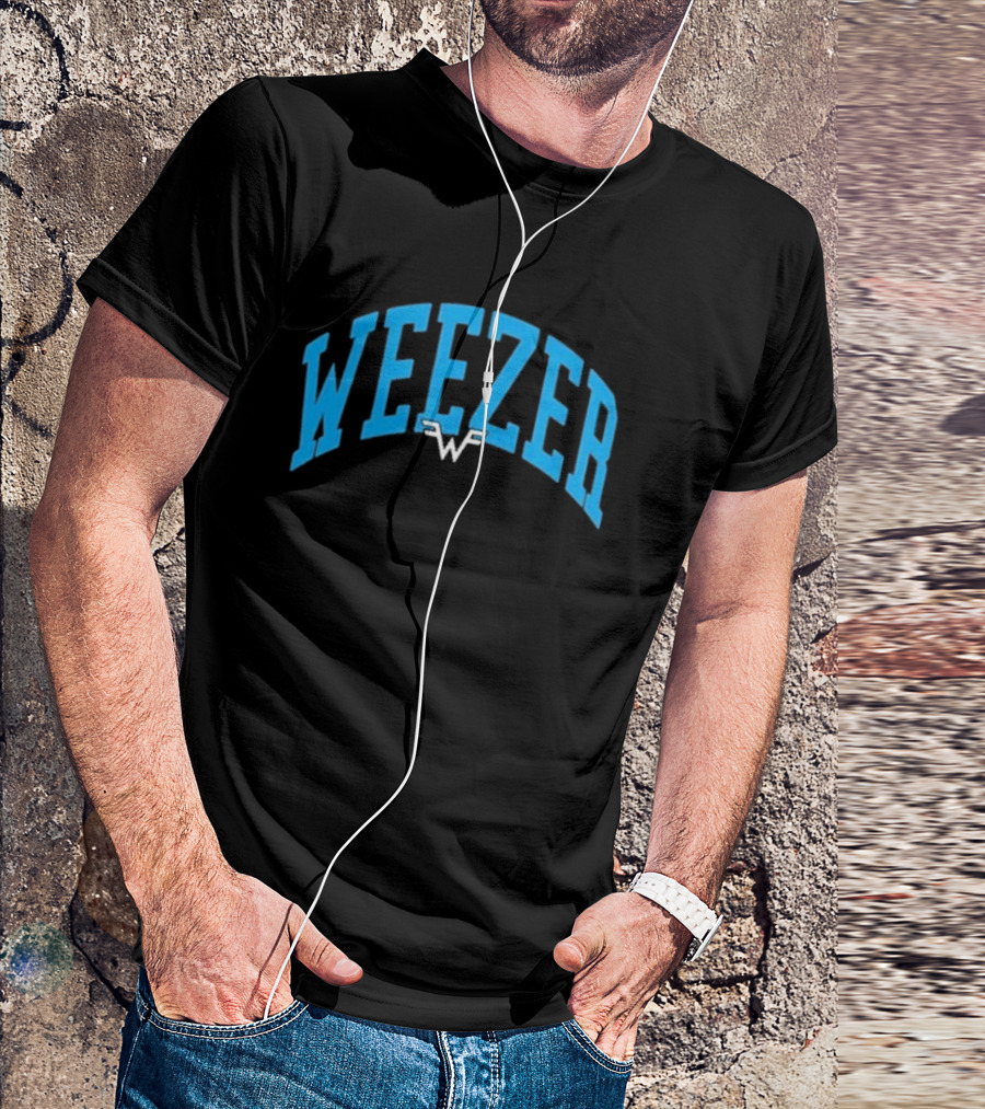 Weezer Blue Christmas 2024 Arch T-Shirt