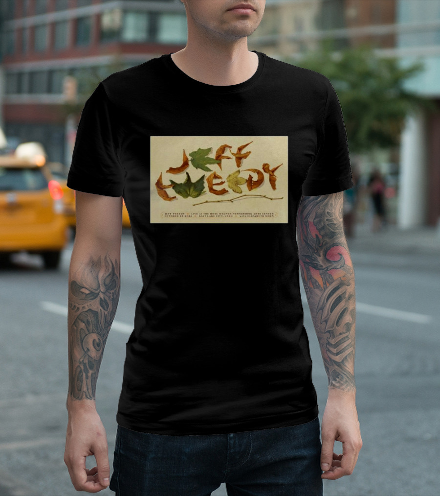 Jeff Tweedy Live At Rose Wagner Performing Arts Center Salt Lake City October 23 2024 With Elizabeth Moen T-Shirt