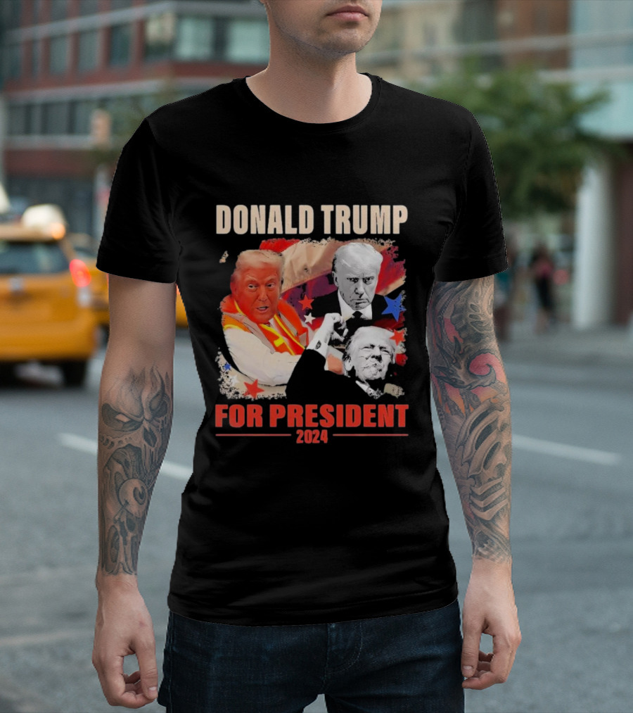 Donald Trump For President 2024 Election Campaign T-Shirt