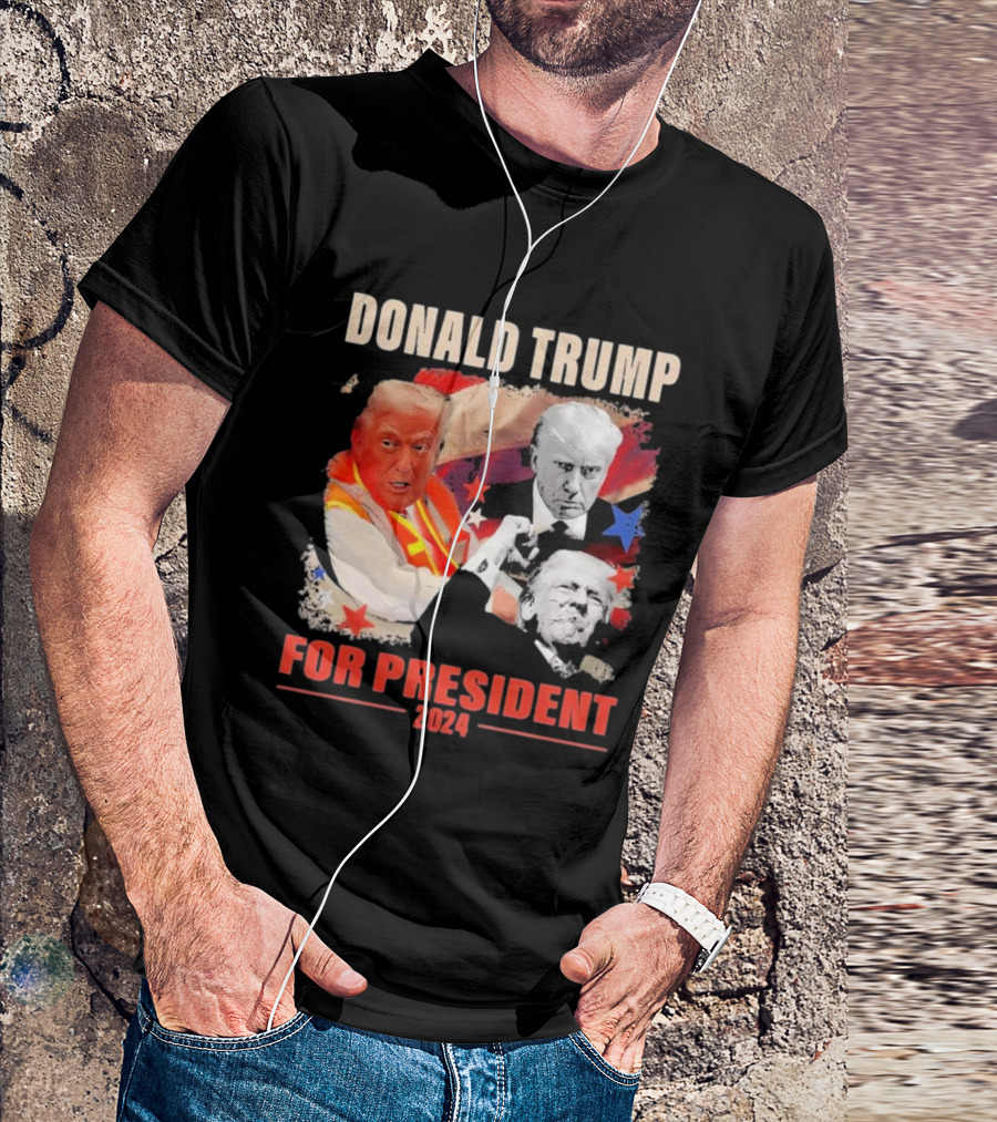 Donald Trump For President 2024 Election Campaign T-Shirt
