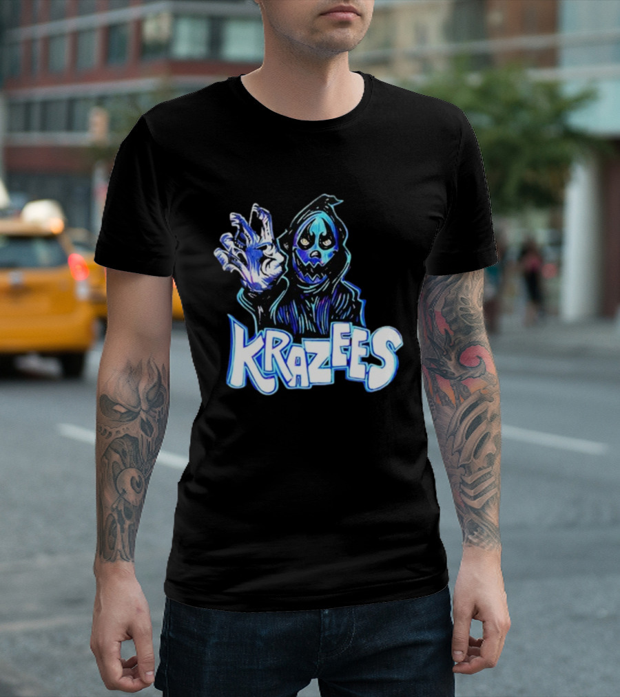 Krazees Grim Reaper Stare Krazees HOK Sent Here To Take You T-Shirt