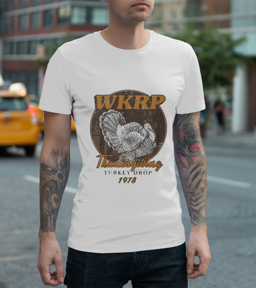 WKRP Thanksgiving Turkey Drop 1978 T-Shirt