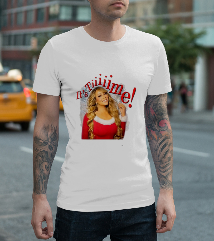Mariah Carey It's Tiiiime Holiday Celebration 30th Anniversary T-Shirt