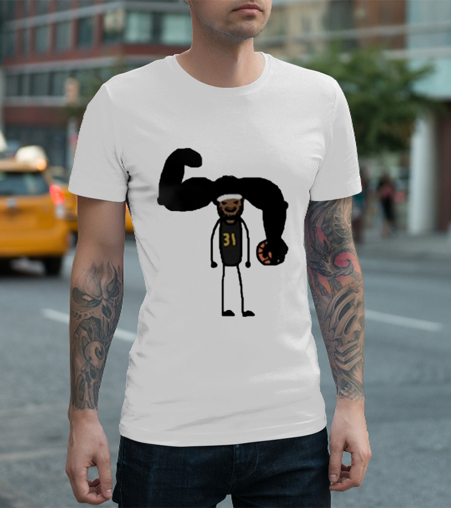 Paint The Fro Basketball Player Number 31 Basketball T-Shirt