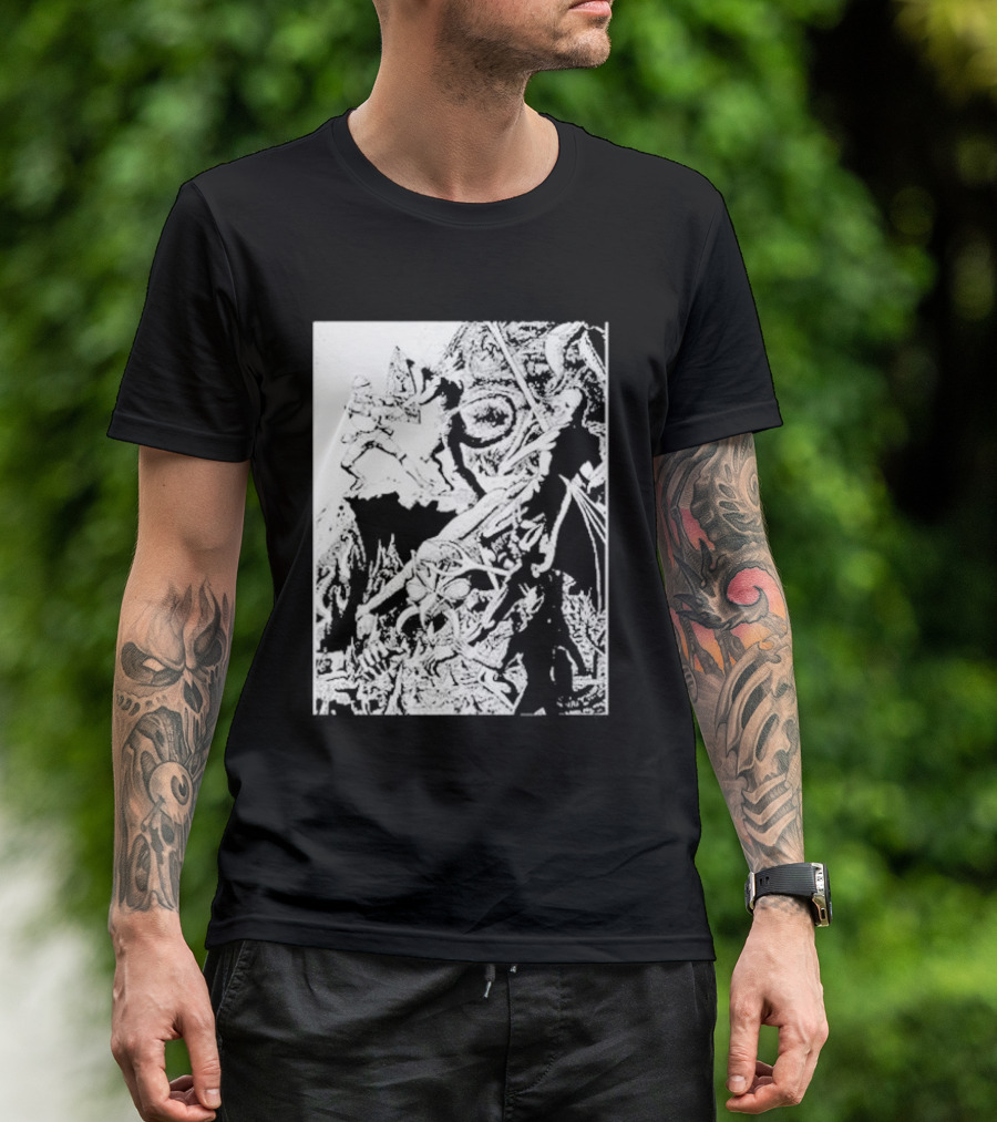 Yodanno Paladin Battling Demons In Hell T-Shirt