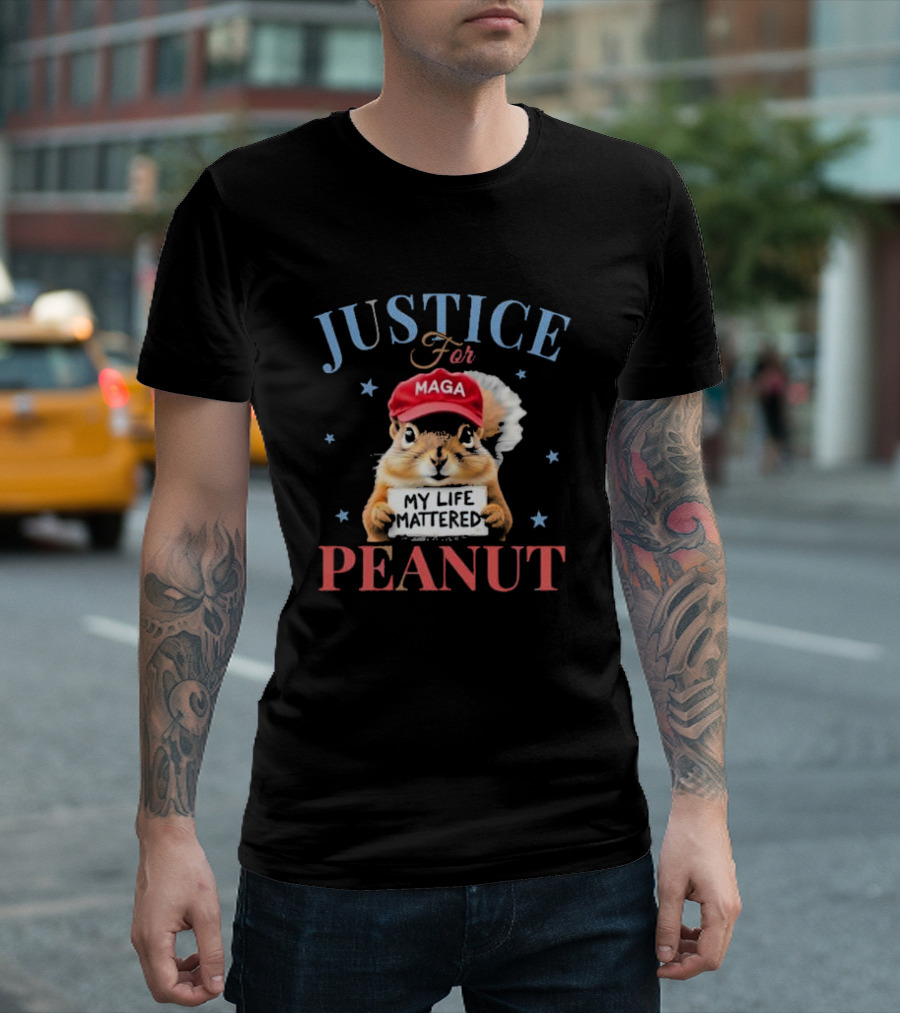 Justice For MAGA My Life Mattered Peanut T-Shirt