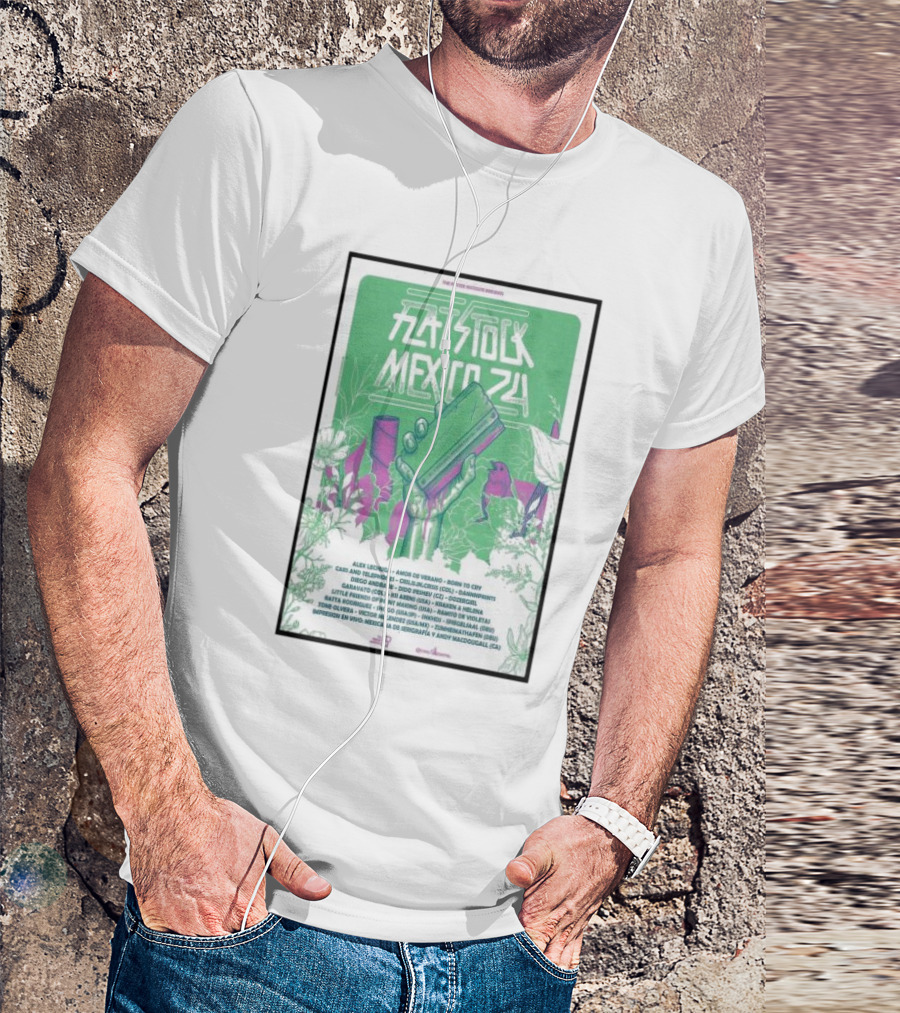 Flatstock Mexico 24 At Autódromo Hermanos Rodríguez Nov 15-17 2024 Event T-Shirt