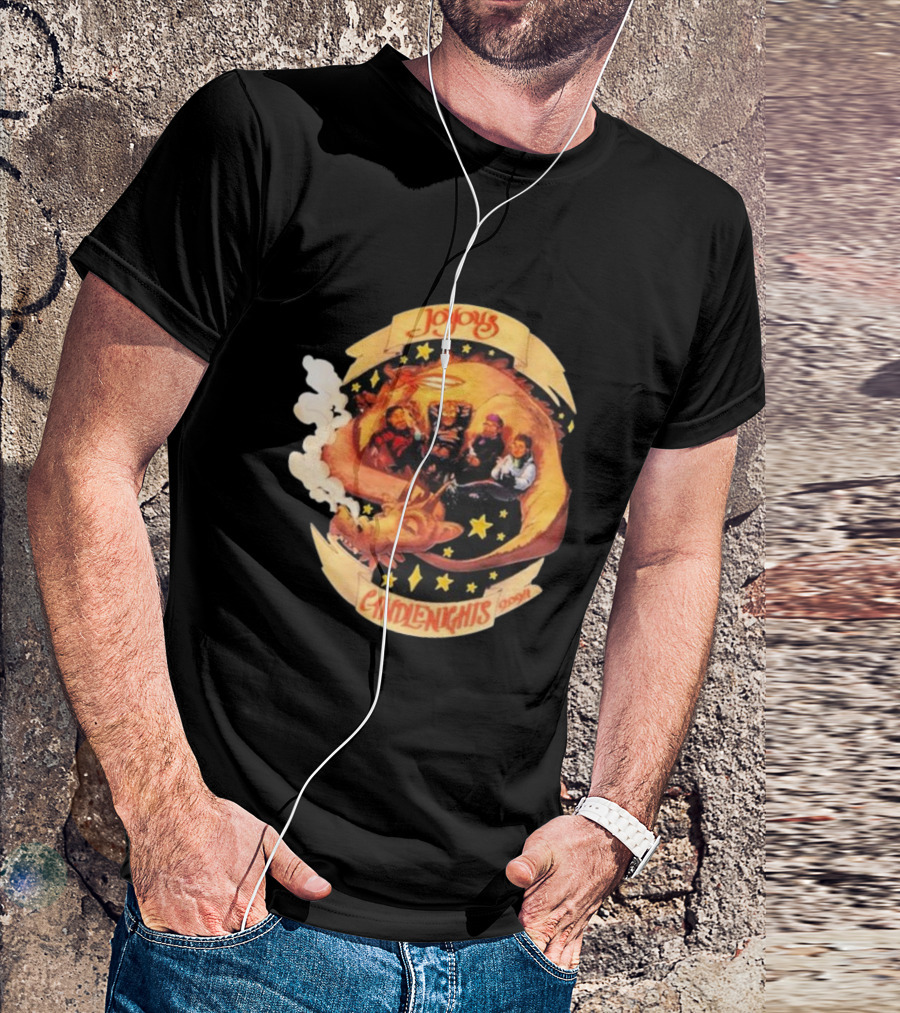 Joyous McElroy Candlenights 2024 Dragon With Stars And Smoke T-Shirt