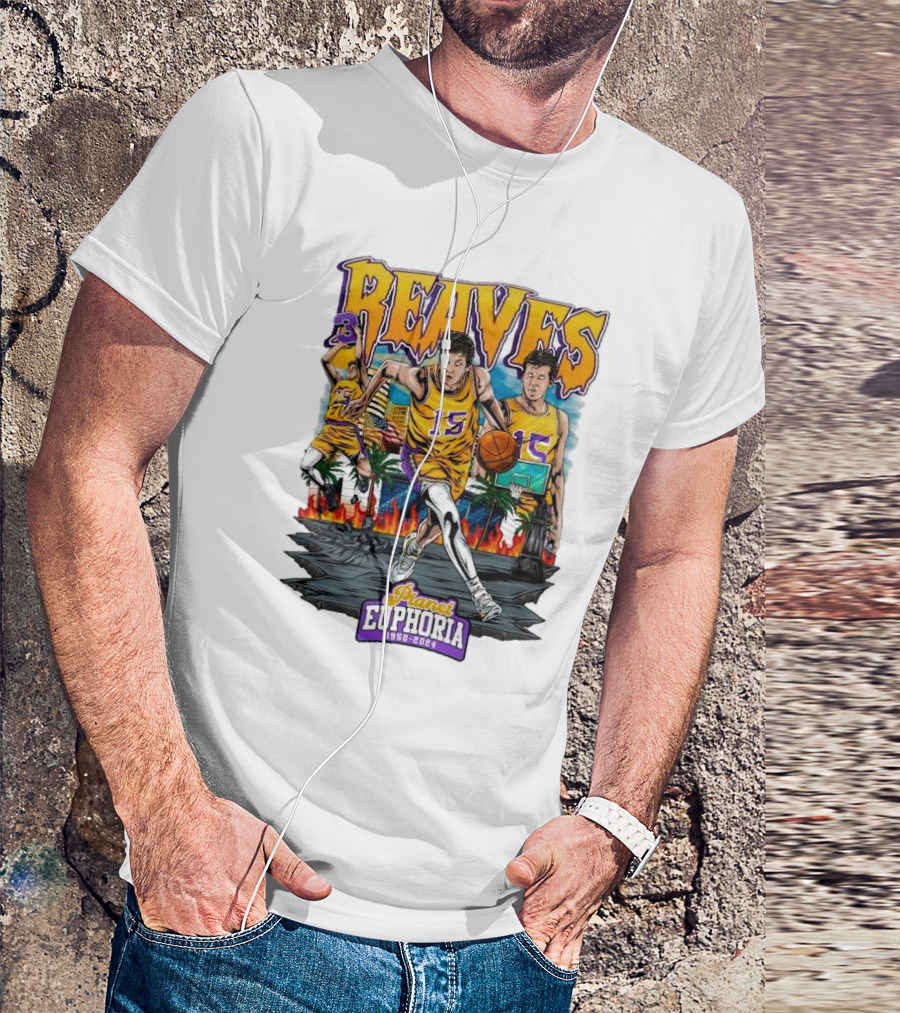 Reaves Planet Euphoria 1950 2024 Basketball Journey T-Shirt