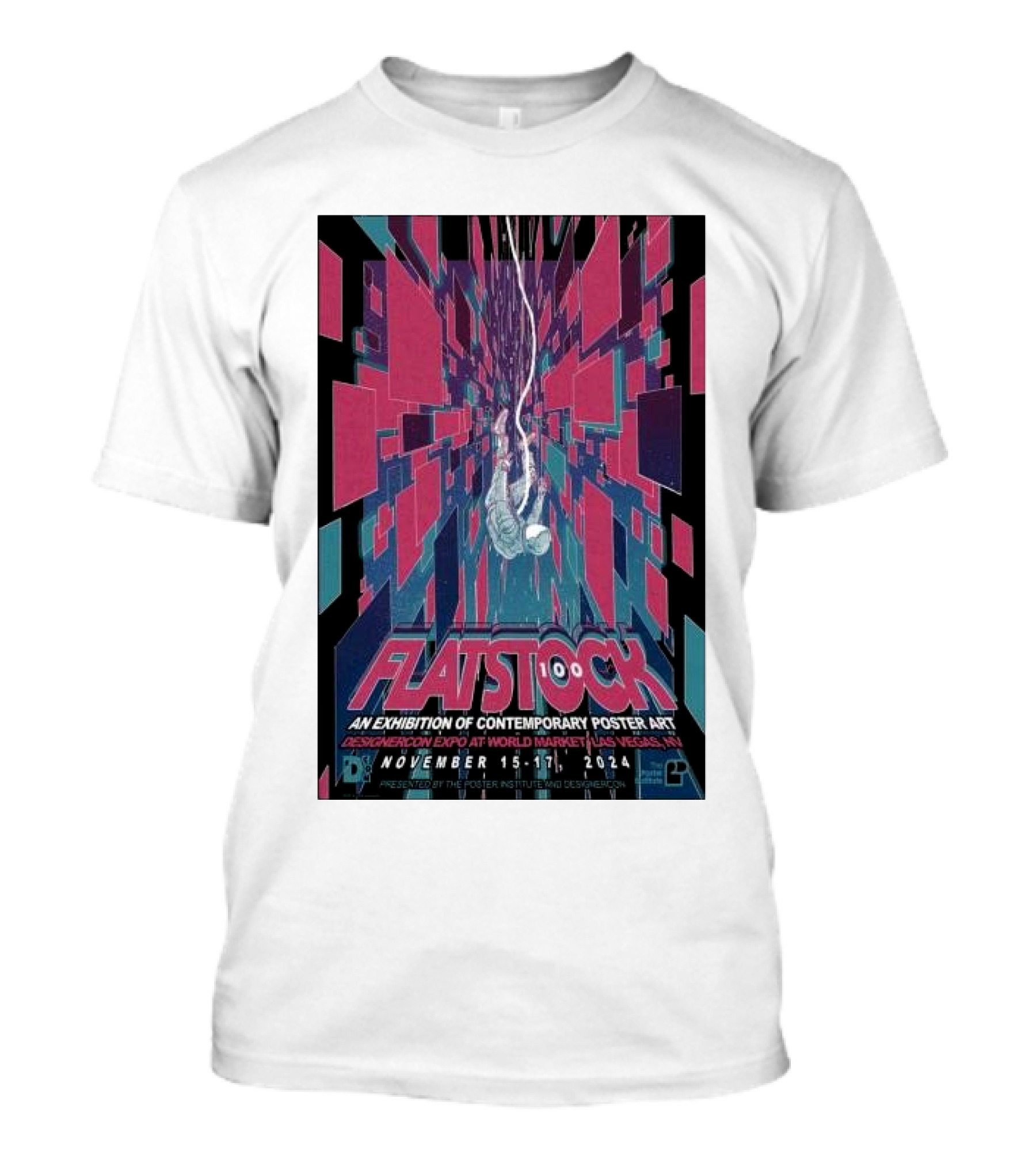 Flatstock Contemporary Poster Art Exhibition November 15-17 2024 World Market Center Las Vegas T-Shirt