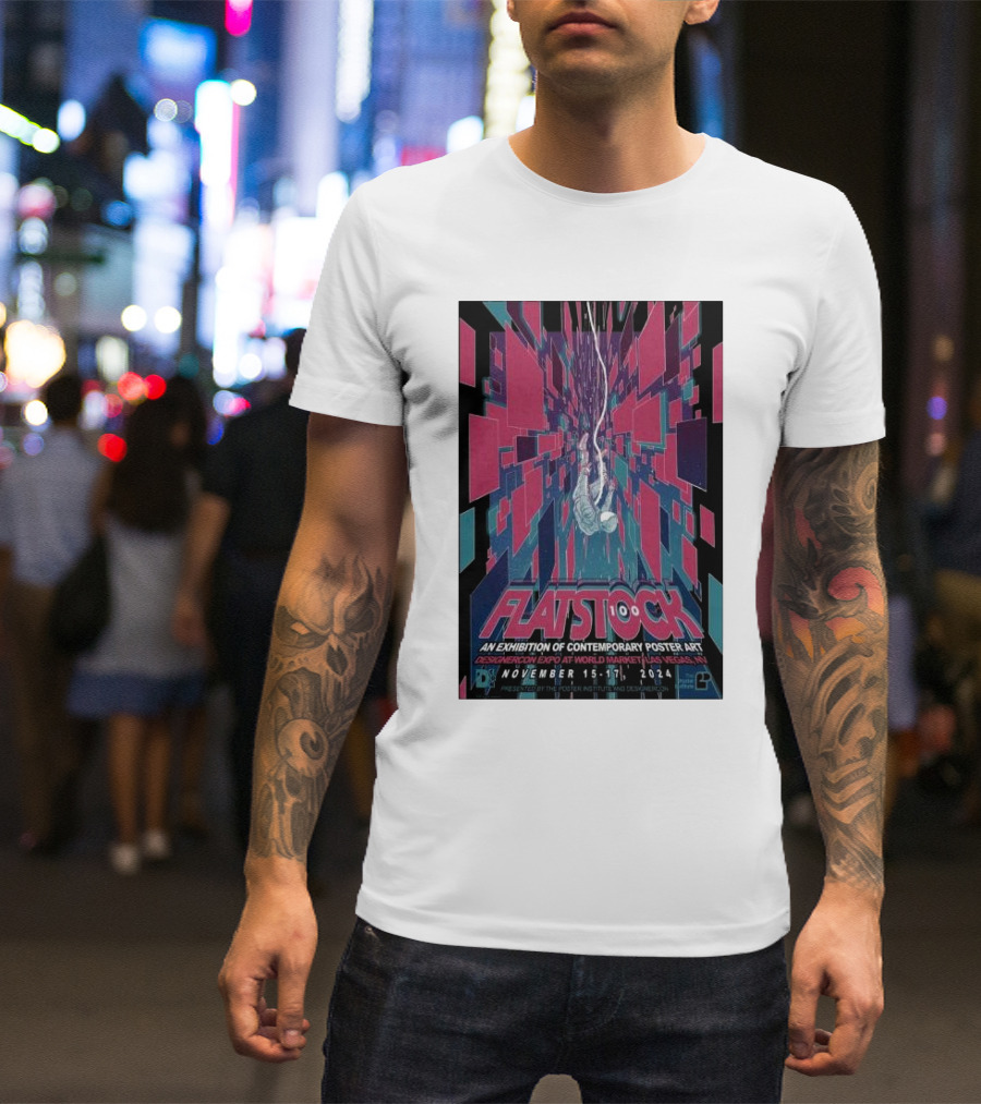 Flatstock Contemporary Poster Art Exhibition November 15-17 2024 World Market Center Las Vegas T-Shirt
