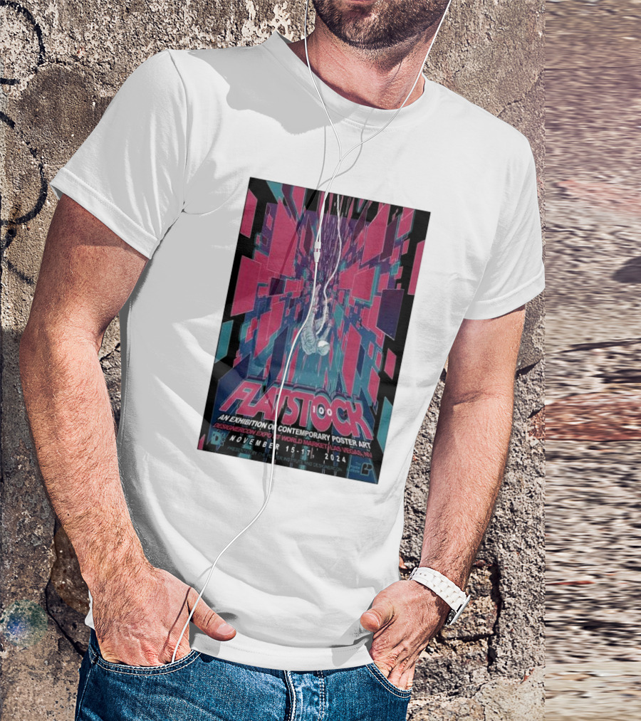 Flatstock Contemporary Poster Art Exhibition November 15-17 2024 World Market Center Las Vegas T-Shirt