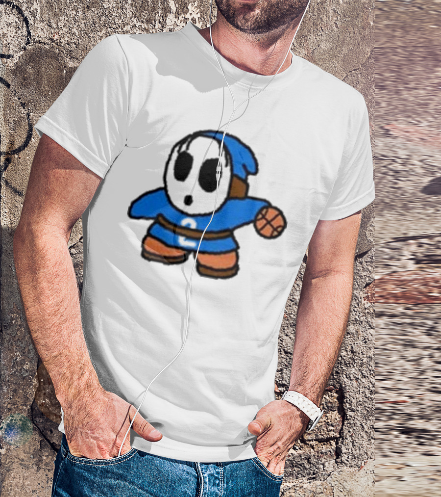 Shy Gilgeous Alexander Basketball Shy Guy Blue 2 T-Shirt
