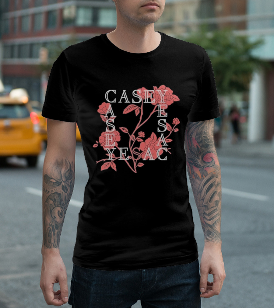 Casey The Band Where I Go When I Am Sleeping Floral Roses T-Shirt