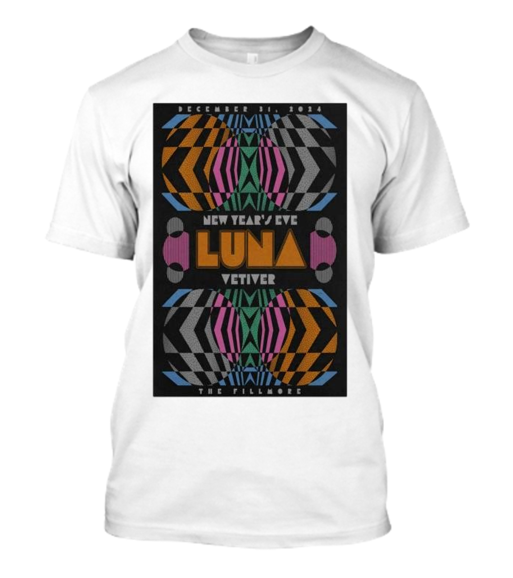 Luna Vetiver New Year's Eve December 31 2024 The Fillmore T-Shirt