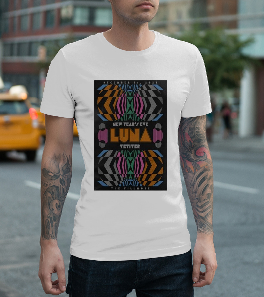 Luna Vetiver New Year's Eve December 31 2024 The Fillmore T-Shirt