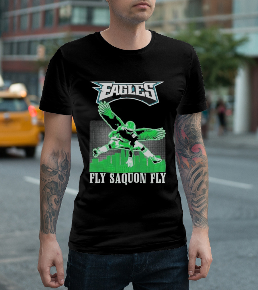 Eagles Fly Saquon Fly T-Shirt