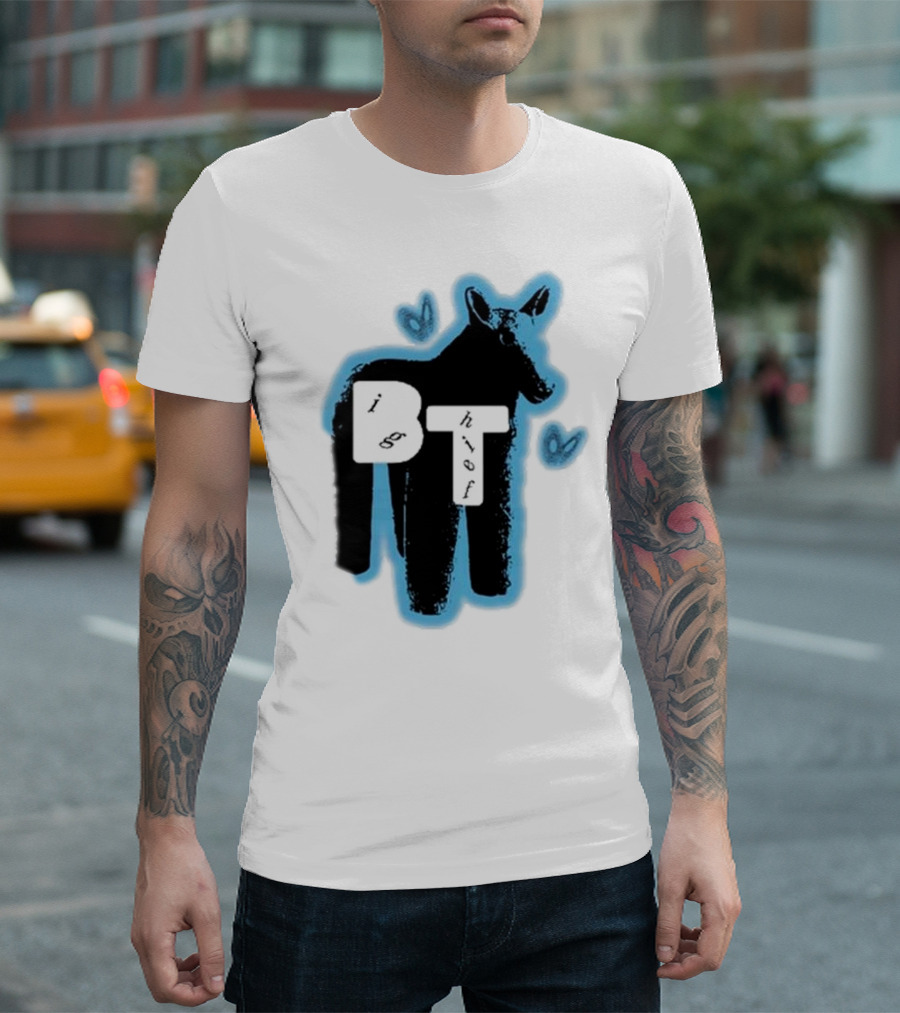 Big Thief BT Creature With Hearts T-Shirt