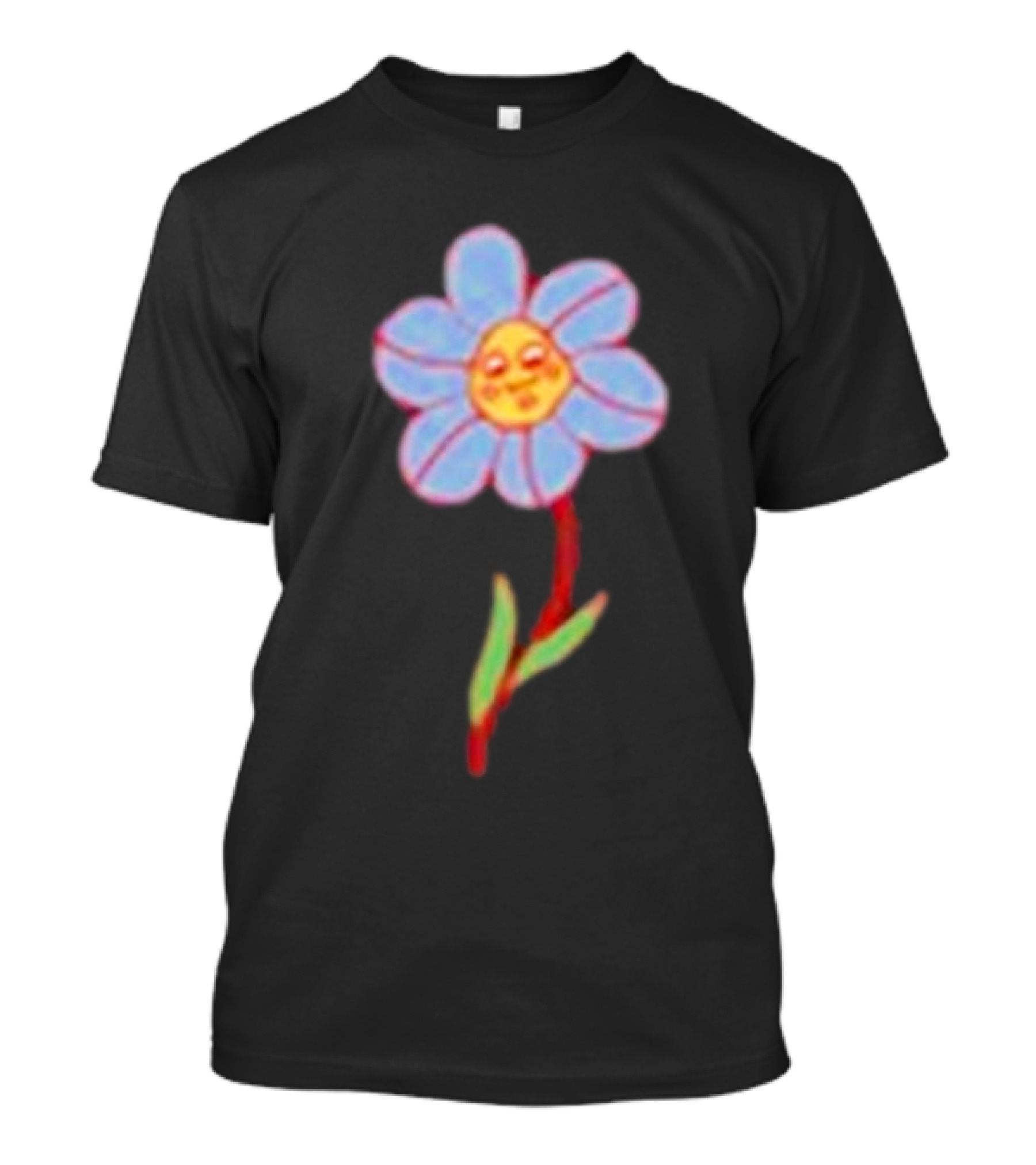 Still Woozy Flower Face Loveseat T-Shirt