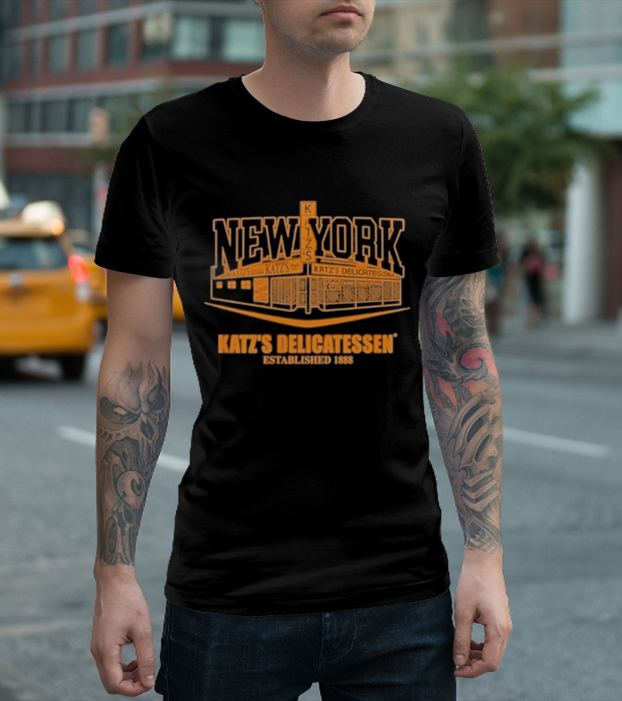 New York Knicks X Katz's Delicatessen Established 1888 Collaboration T-Shirt