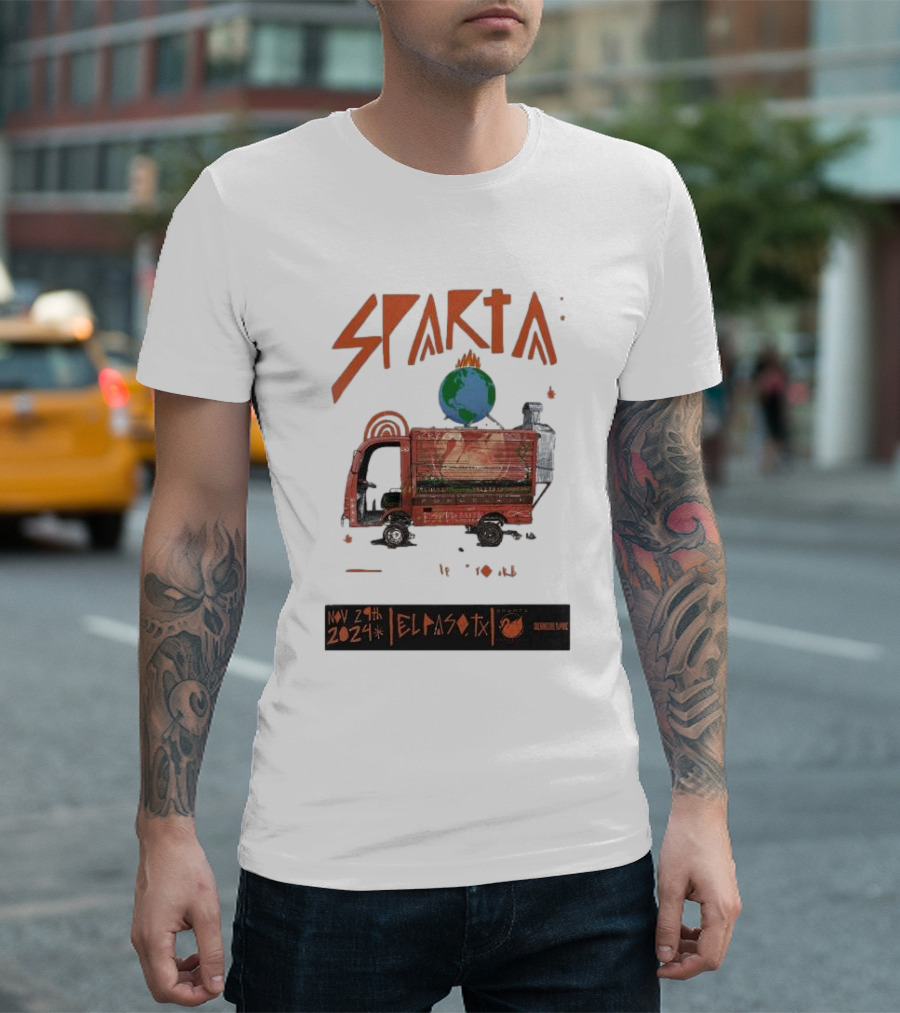 Sparta El Paso TX Nov 29 2024 Sentinel Venue Event Truck Earth Elements T-Shirt