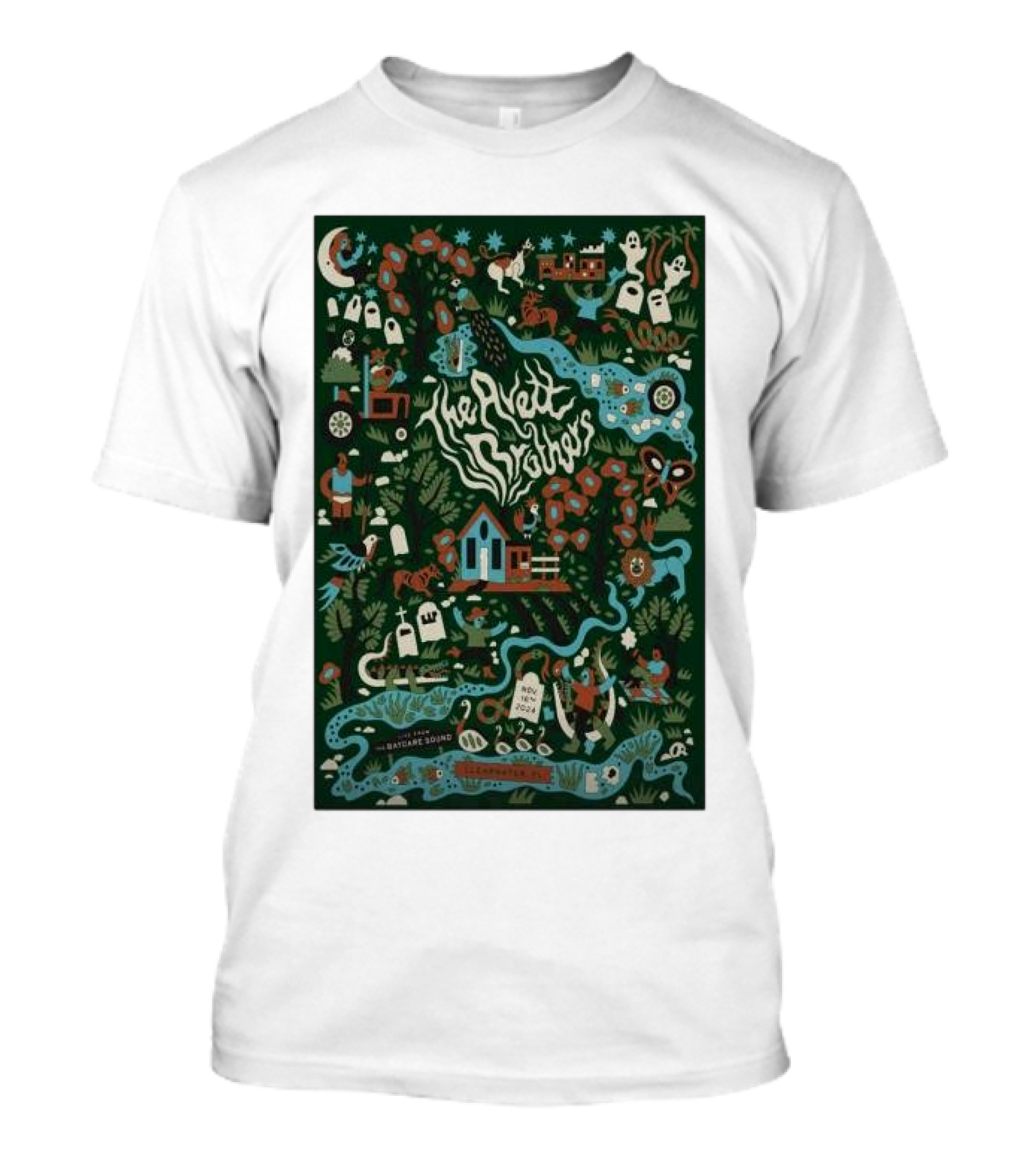 The Avett Brothers BayCare Sound Clearwater FL November 16 T-Shirt