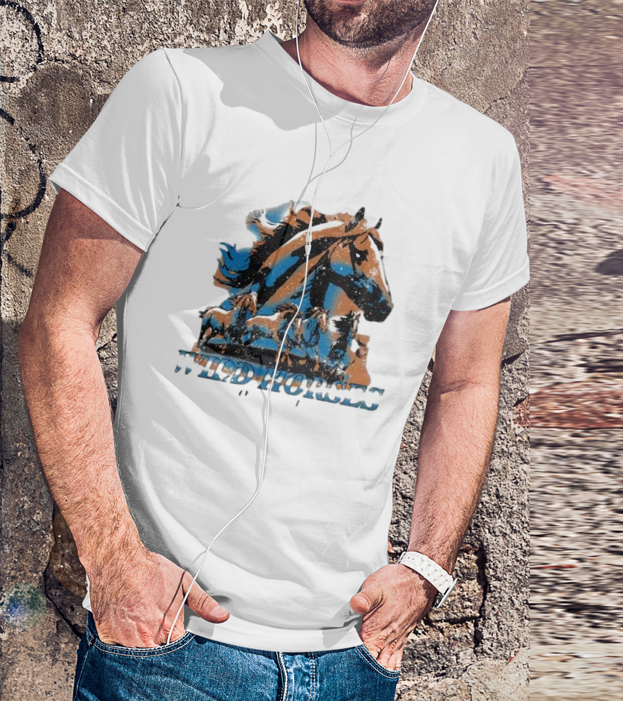 Wild Horses Born To Run Running Wild Hang Over Gang T-Shirt