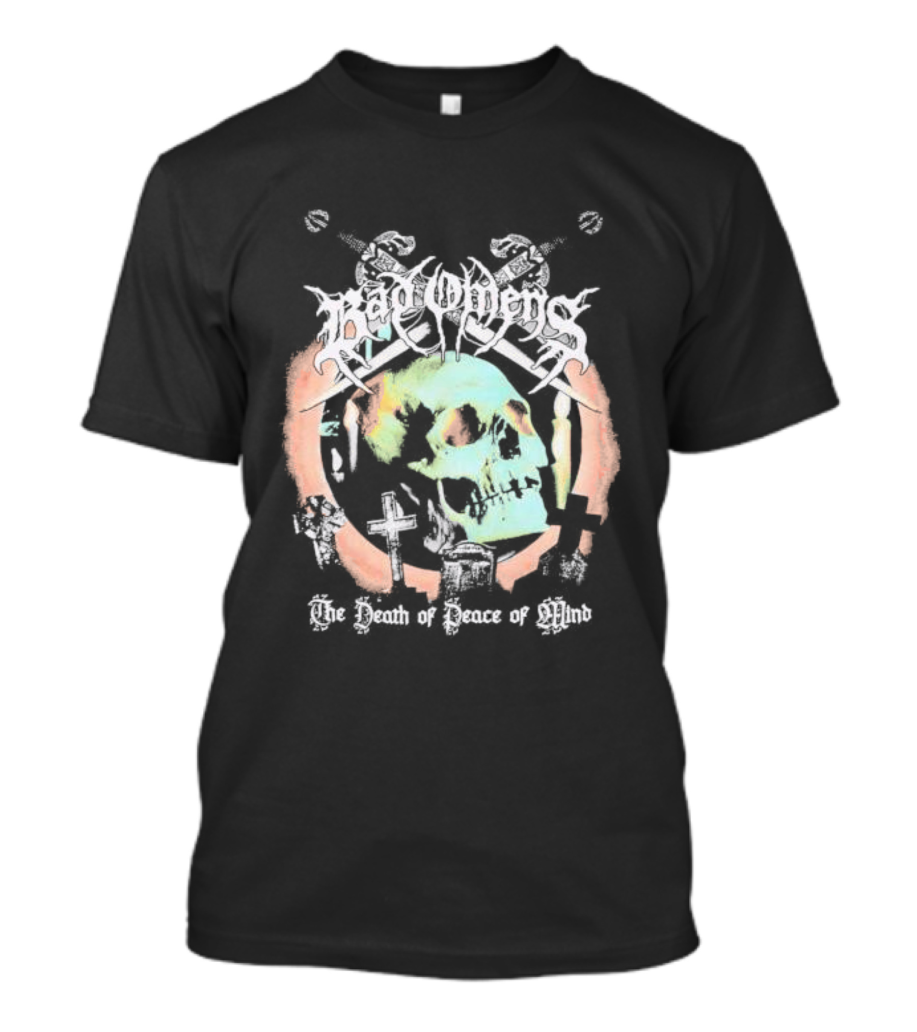 Bad Omens The Death Of Peace Of Mind Skull And Graves T-Shirt