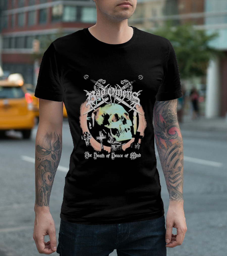 Bad Omens The Death Of Peace Of Mind Skull And Graves T-Shirt