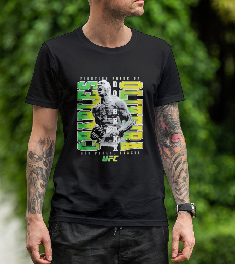 Charles Oliveira UFC Fighting Pride Of São Paulo Brazil Do Bronx T-Shirt