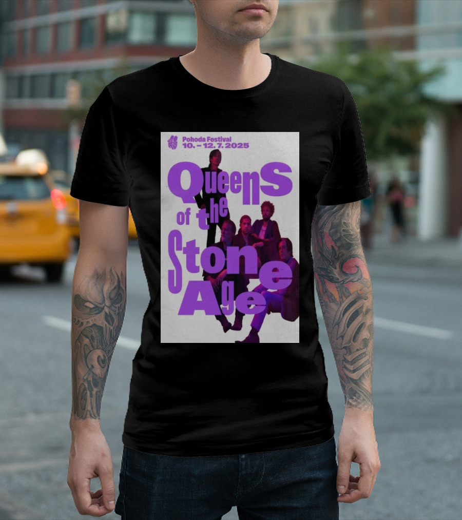 Queens Of The Stone Age Pohoda Festival July 10-12 2025 Tour T-Shirt