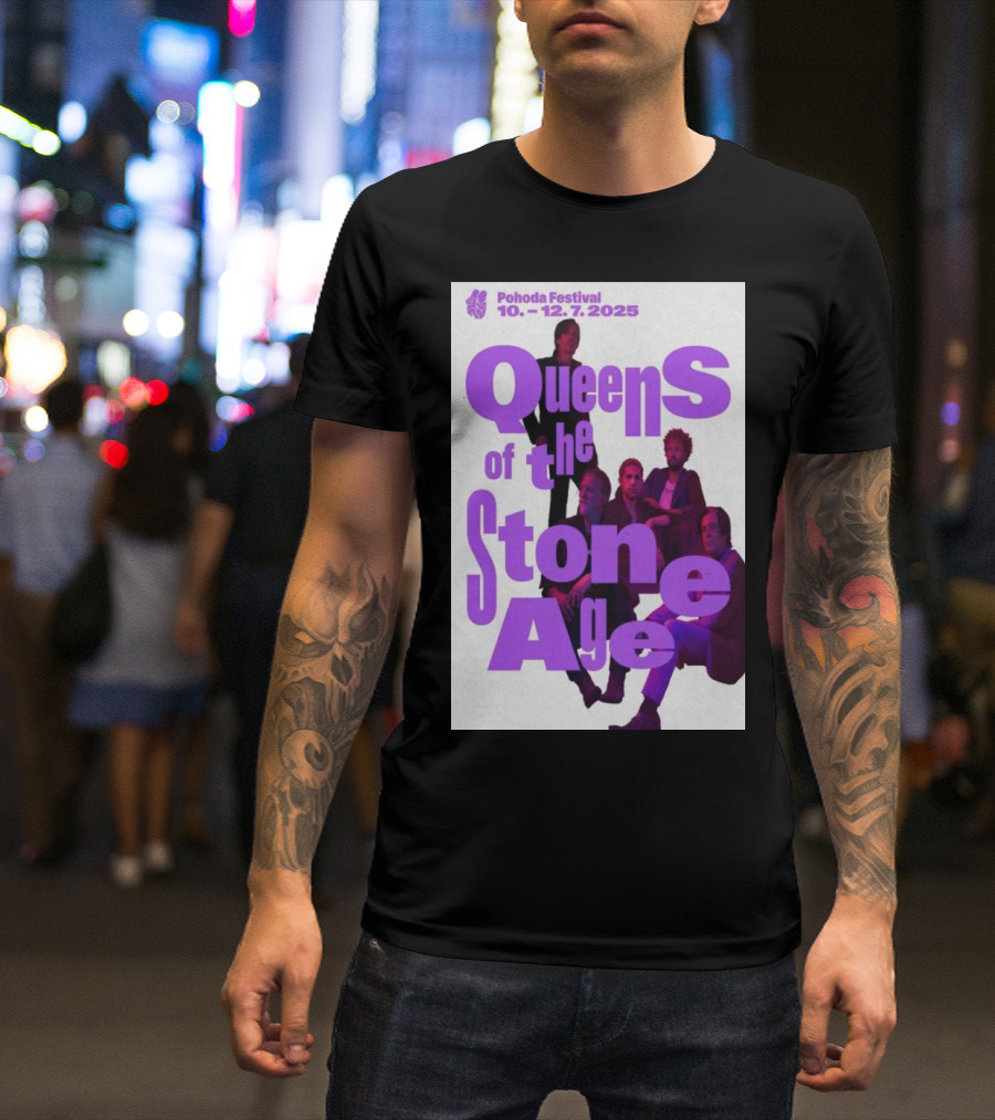 Queens Of The Stone Age Pohoda Festival July 10-12 2025 Tour T-Shirt