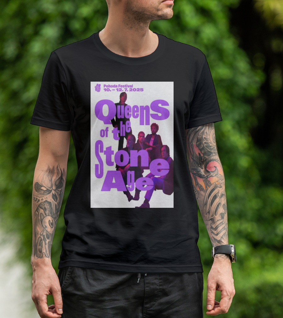 Queens Of The Stone Age Pohoda Festival July 10-12 2025 Tour T-Shirt