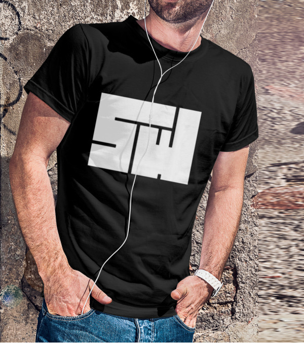 Sw Minimal Second Wind Puzzle Style Monogram T-Shirt