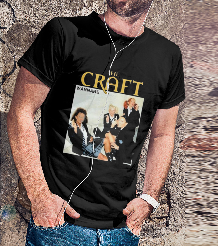 THE CRAFT WANNABE Spice Girls Parody School Girls Smoking Scene T-Shirt
