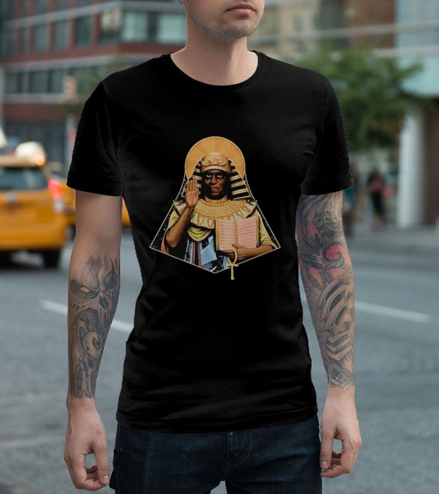 The Jazz Estate Saint Sun Ra Pharaoh Ankh Book Image T-Shirt