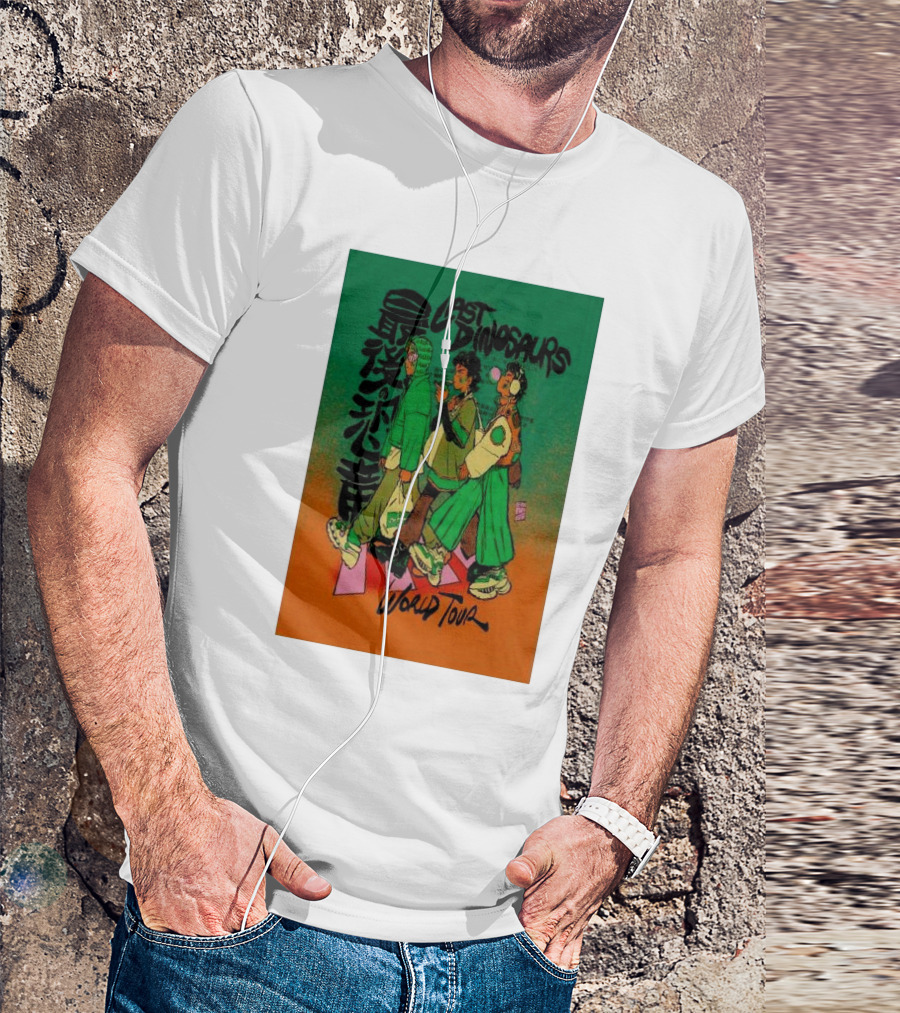 Last Dinosaurs 2024 World Tour Anime T-Shirt
