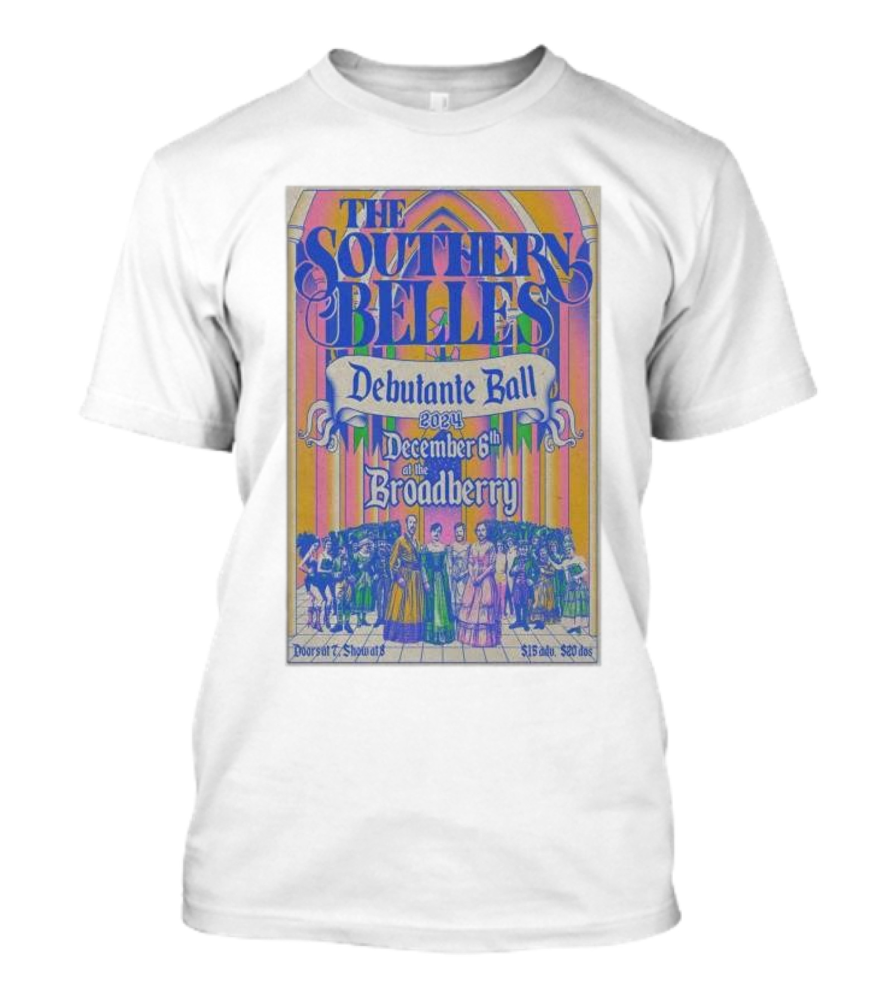 The Southern Belles Debutante Ball 2024 December 6th At The Broadberry Richmond Virginia Event T-Shirt